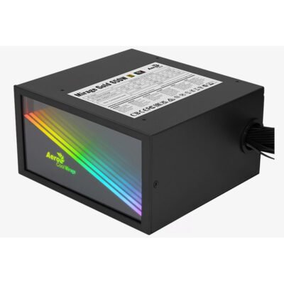 AeroCool Mirage Gold 850W – 80 Plus Gold RGB Power Supply Unit – Black