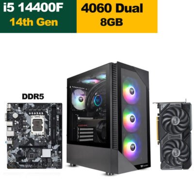 Gaming PC 14th Gen. i5-14400F Processor, Asrock