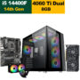 Gaming PC 14th Gen. i5-14400F Processor, RTX 4060 Ti 8GB VGA,