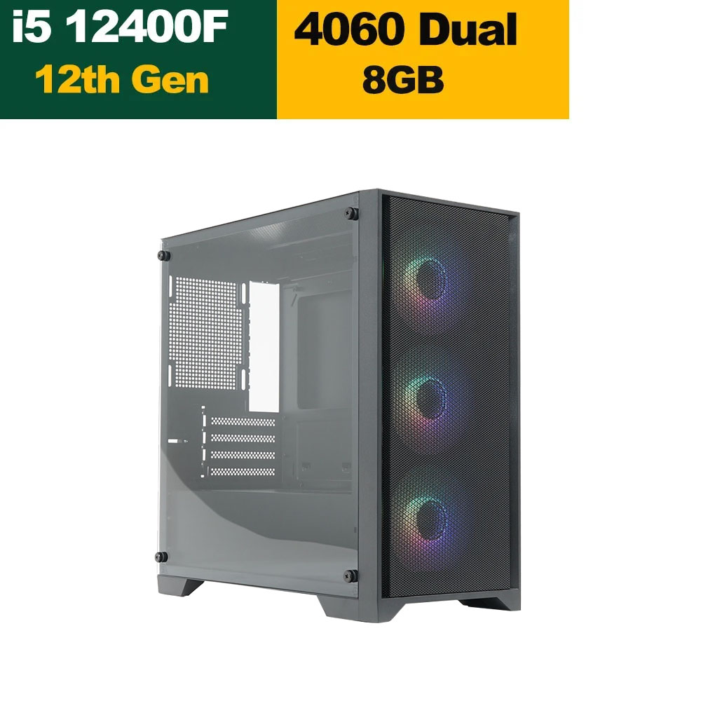 Gaming PC i5-12400F, RTX 4060 8GB