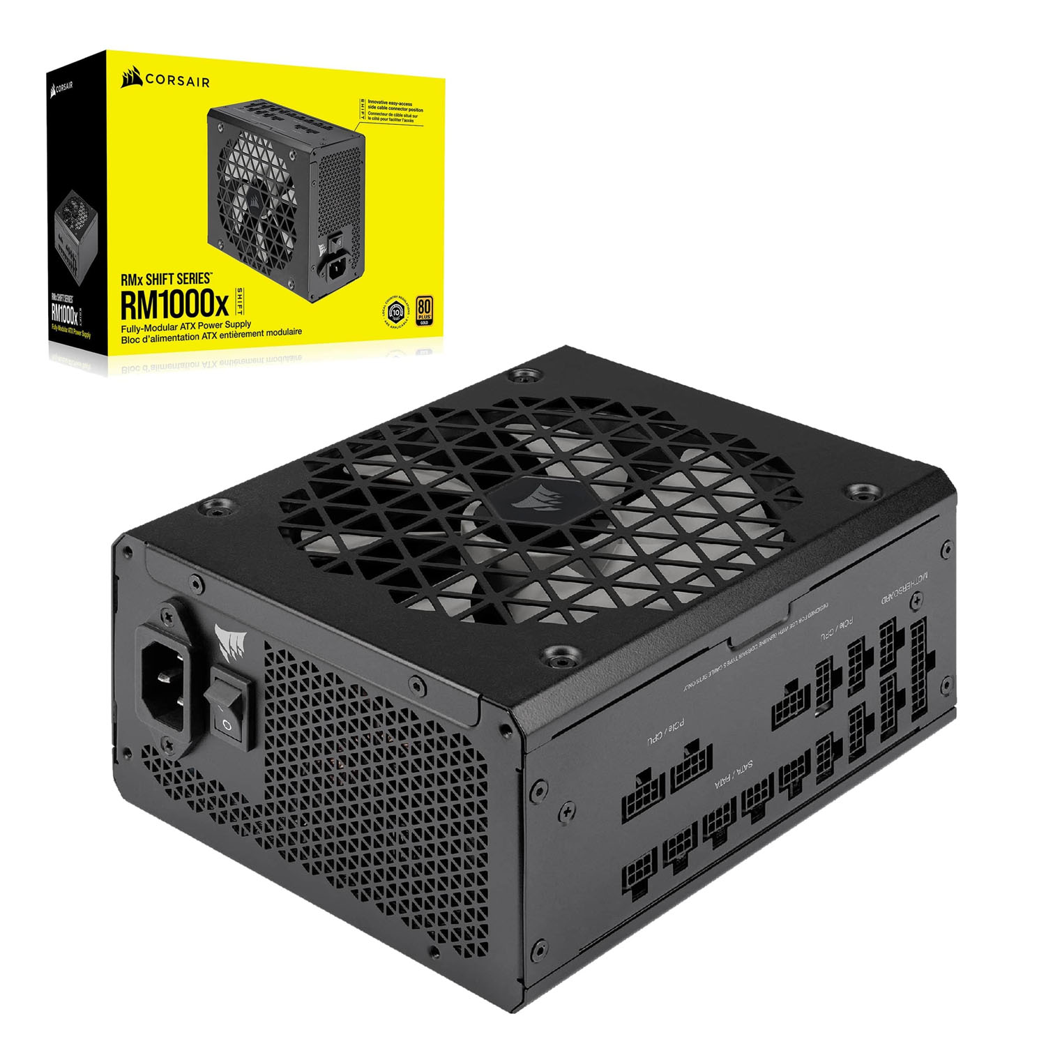 Corsair RM1000x SHIFT 80 PLUS Gold Fully Modular...