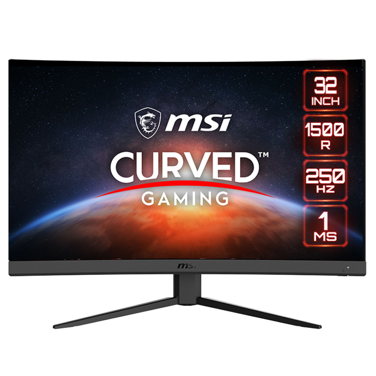 MSI G32C4X 31.5″ FHD VA 250Hz 1ms Curved Gaming Monitor With AMD FreeSync Premium