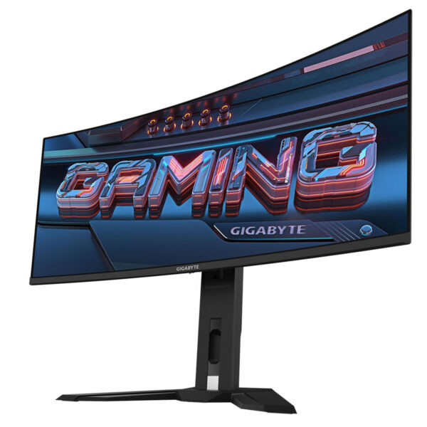 GIGABYTE MO34WQC2 - 34 Inch WQHD 240Hz HDMI 2.1 QD-OLED Curved Gaming Monitor - Black - Image 2