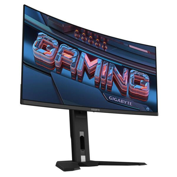 GIGABYTE MO34WQC2 - 34 Inch WQHD 240Hz HDMI 2.1 QD-OLED Curved Gaming Monitor - Black - Image 3