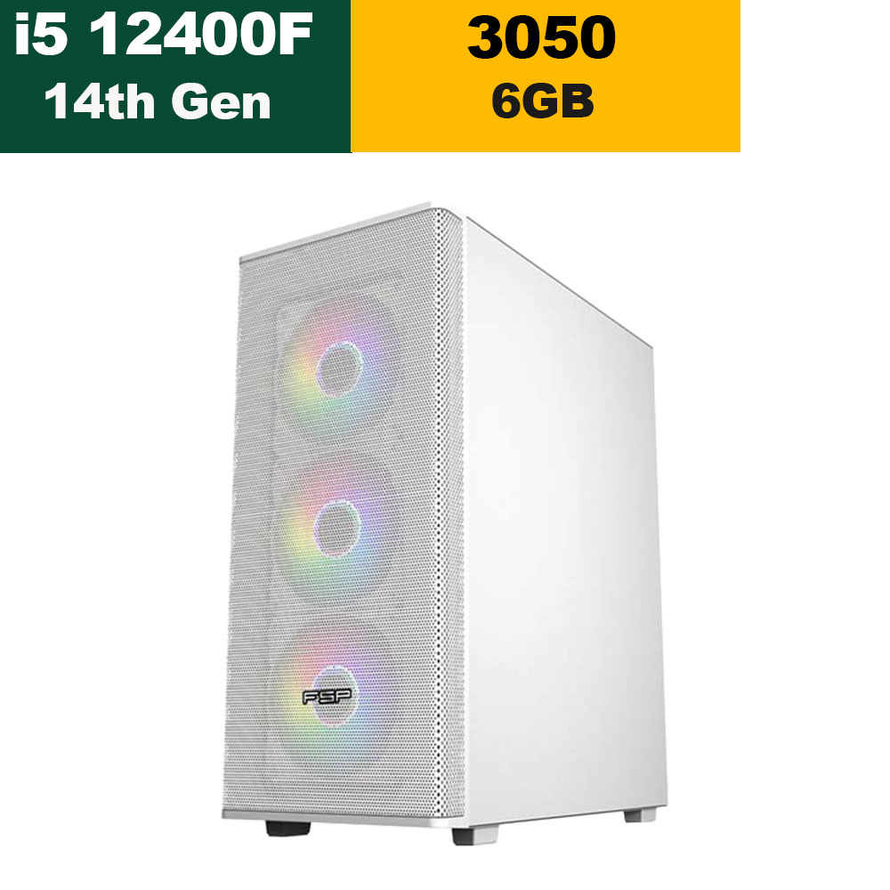 Gaming PC i5 12400F, Rtx 3050 6GB, Ram 16GB, Nvme 1TB
