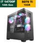 Gaming PC, i7-14700K,, RTX 5070 Ti 16GB, 32GB DR5, 2TB M.2 Nvme