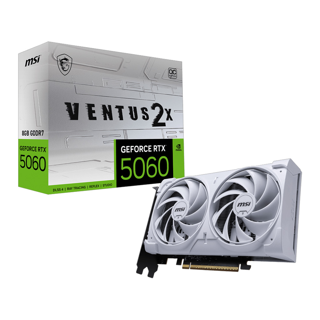 MSI GeForce RTX 5060 8GB VENTUS 2X OC Graphic...